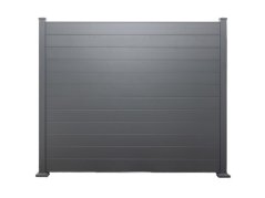 Plotový hliníkový dílec - plný