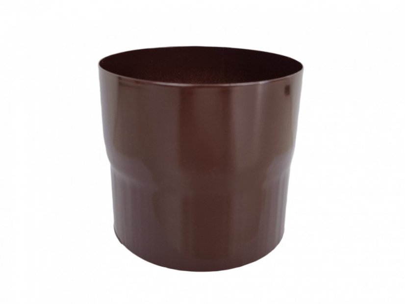 Lakovaná spojka svodu 80 mm - Barva: RAL 8017 hnědá