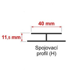 Spojovací profil Hobby COLOR P110