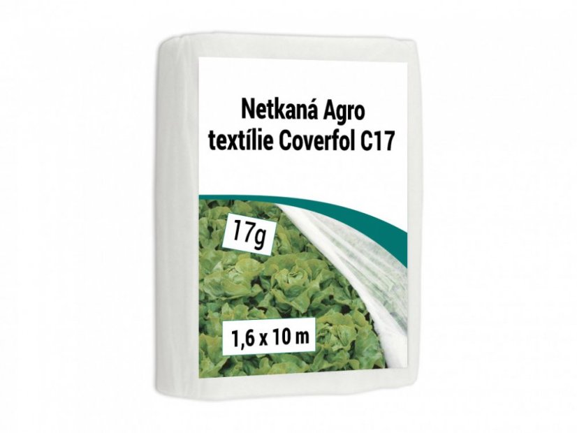 Netkaná Agro textílie Coverfol C17 - Rozměr: 10 x 1,6 m