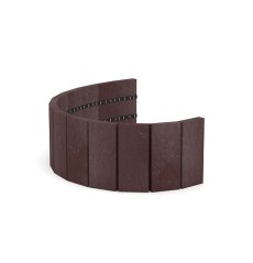 Rovná palisáda Traplast T99570 (19x2,1x101,4 cm) - hnědá