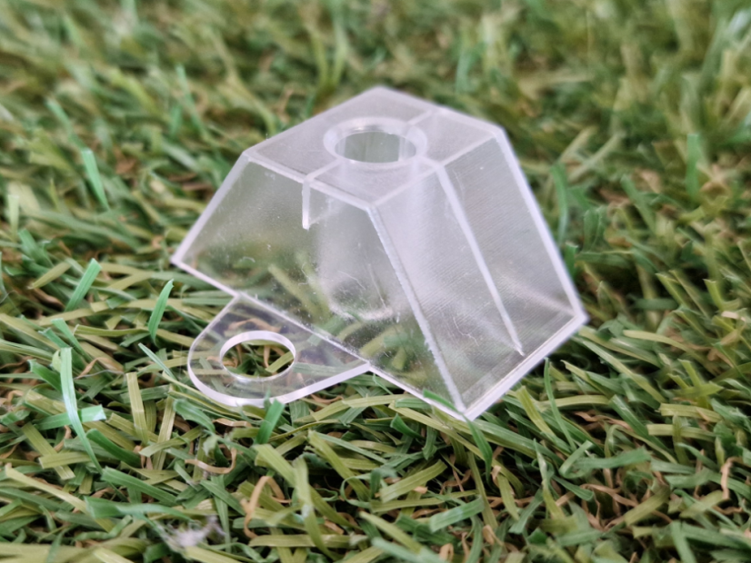 Distanční podložka (trapéz) - Varianta: balení 100 ks, Rozměr: 40 x 20 x 17,5 mm