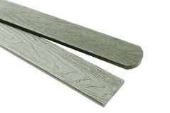 Plotové prkno WPC 3D oboustranný dřevodekor - light grey