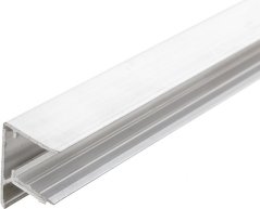 Lemovací profil ALU - U s okapničkou - přírodní hliník