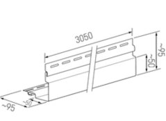 Rohový profil úzký WOOD SIDING SV-12N