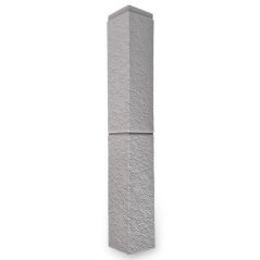 Vnější roh 2-dílný velký NOVIK Stone UNI RU202 - 100 Gray Mortar