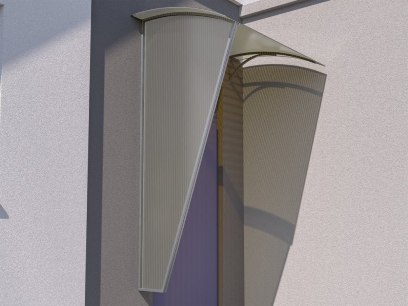 Boční stěna L-160 levá světle šedá / kouřová