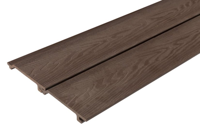 Obkladová WPC palubka - Barva: dub (oak brown)