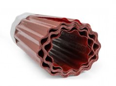 Vlnitý sklolaminát Wellglass 76/18 - cihlová