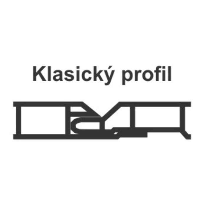 Plastová palubka Profi ASA P530 - 160 zlatý dub - Varianta: 2 m