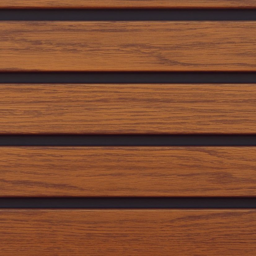 Fasádní obklad - WOOD SIDING SVP-B6 FRONTO V-BLACK - 56 zlatý dub