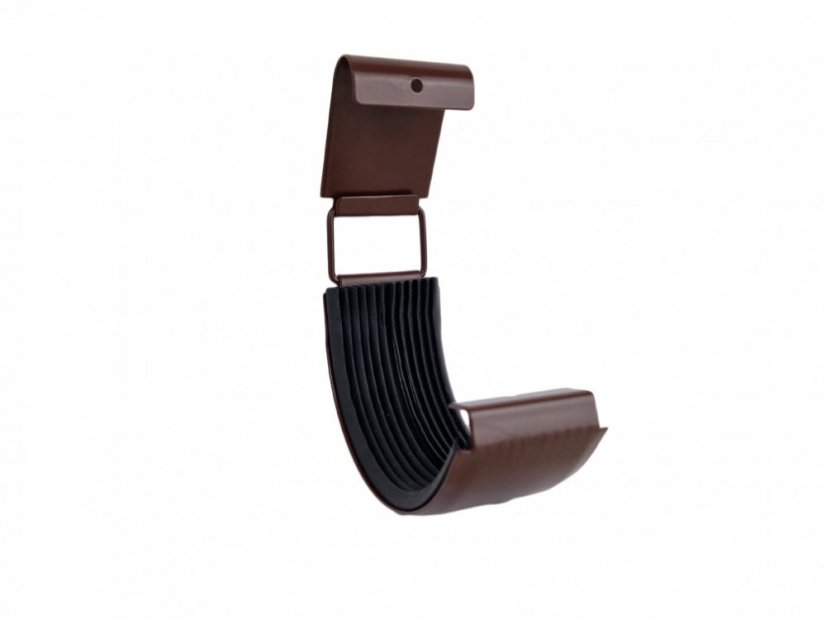 Lakovaná spojka žlabu 333 mm - Barva: RAL 8017 hnědá