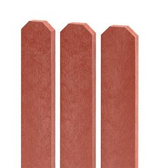 Tříhranná plotovka Traplast T370 - cihlová