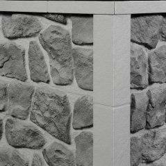 Vnější roh 2-dílný velký NOVIK Stone UNI RU202 - 100 Gray Mortar