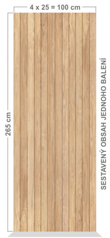 Interiérový obkladový panel Vilo MOTIVO Modern - Natural Plank