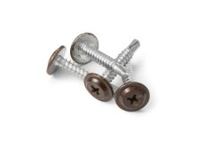 Samořezný vrut k plotovkám hnědý/stříbrný
