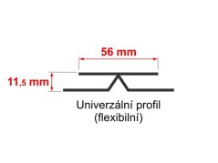 Univerzální flexibilní profil Hobby COLOR P111