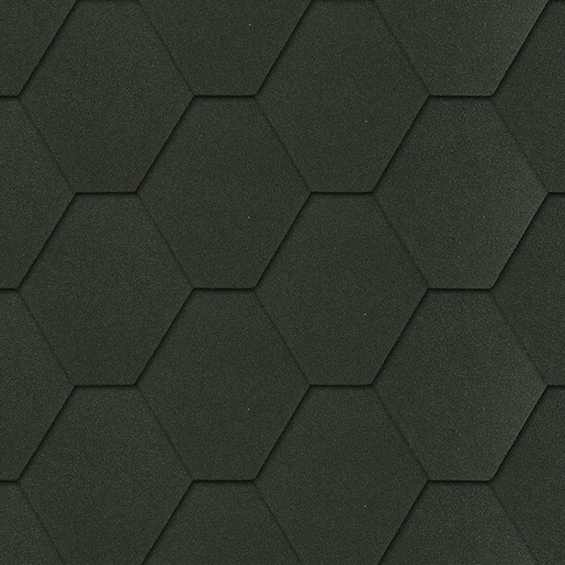 Samolepicí asfaltový šindel UNI STRONG diamant - Barva: zelená