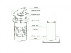 Komínová hlavice DASK se základnou