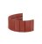 Rovná palisáda Traplast T99571 (19x2,1x101,4 cm) - cihlová