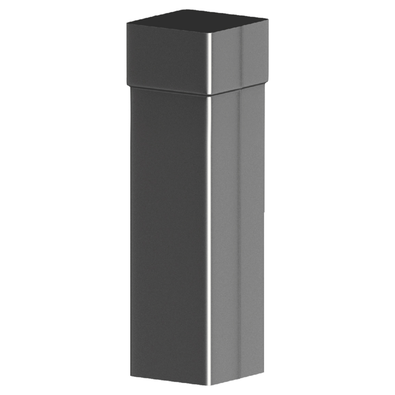 Lakovaný okapový svod SQUARE 100 mm - Rozměr: 3 m x 100 mm