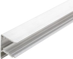 Lemovací profil ALU - U s okapničkou - přírodní hliník