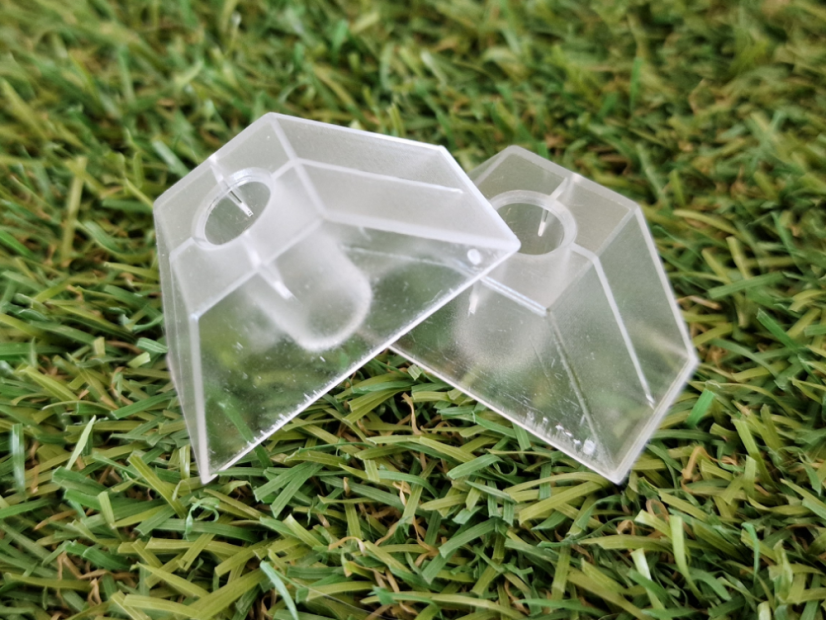 Distanční podložka (trapéz) - Varianta: balení 100 ks, Rozměr: 40 x 20 x 17,5 mm