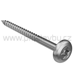 Upevňovací vrut V3535 - 3,5x35 mm - nerez A2, drážka Torx T15 |balení 10 ks|