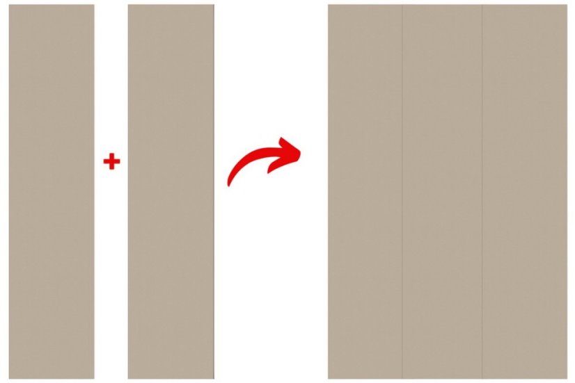 Interiérový obkladový panel Vilo MPC MODULO XL - Linen Fabric