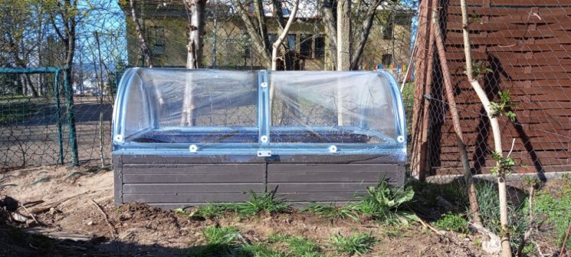 Kryt pro vyvýšený záhon Covertec - Varianta: 150 x 75 x 44 cm