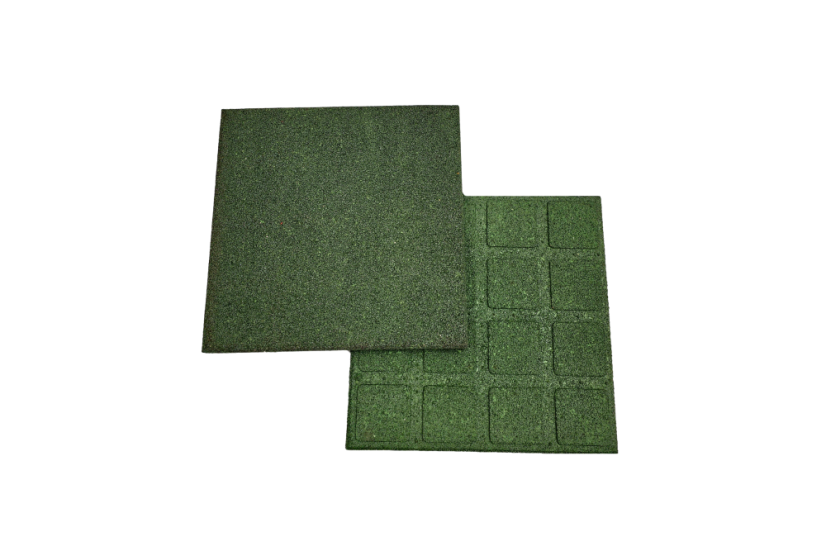 Gumová dlažba SoftStep - Barva: červená