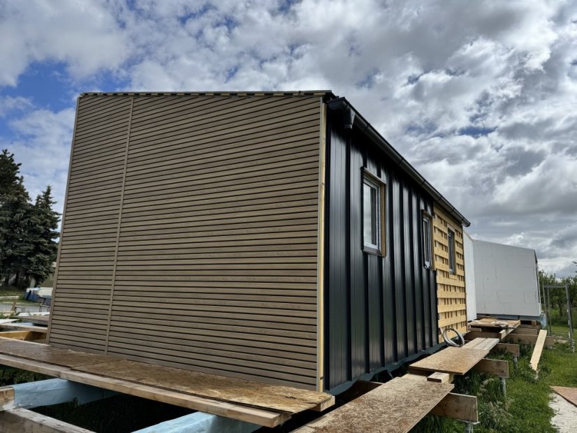 Fasádní obklad - WOOD SIDING SVP-B6 FRONTO V-BLACK - 60 dub