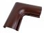 Lakovaný roh žlabu 333 mm - Varianta: Vnitřní, Barva: RAL 8017 hnědá