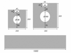 Betonový žlab D400 štěrbinový