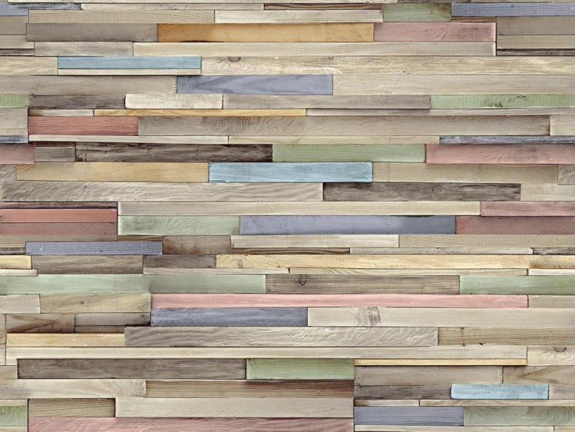 Interiérový obkladový panel Vilo MOTIVO Fun - Colour Wood  |balení 4 ks|