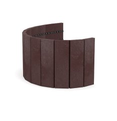 Rovná palisáda Traplast T99570 (29x2,1x101,4 cm) - hnědá