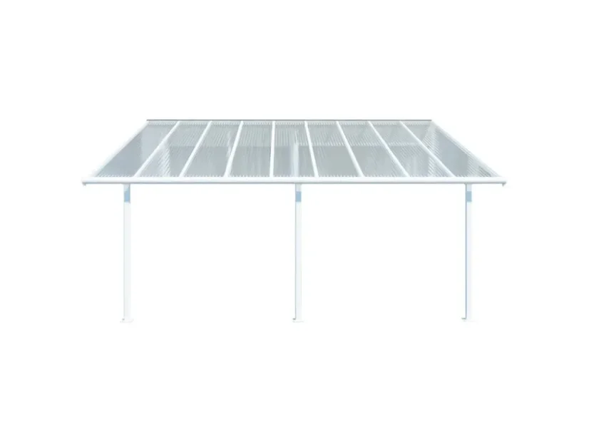 Hliníková pergola Sierra - bílá - Rozměr: 2,95 x 4,34 m