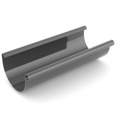 Plastový okapový žlab PVC 75 mm