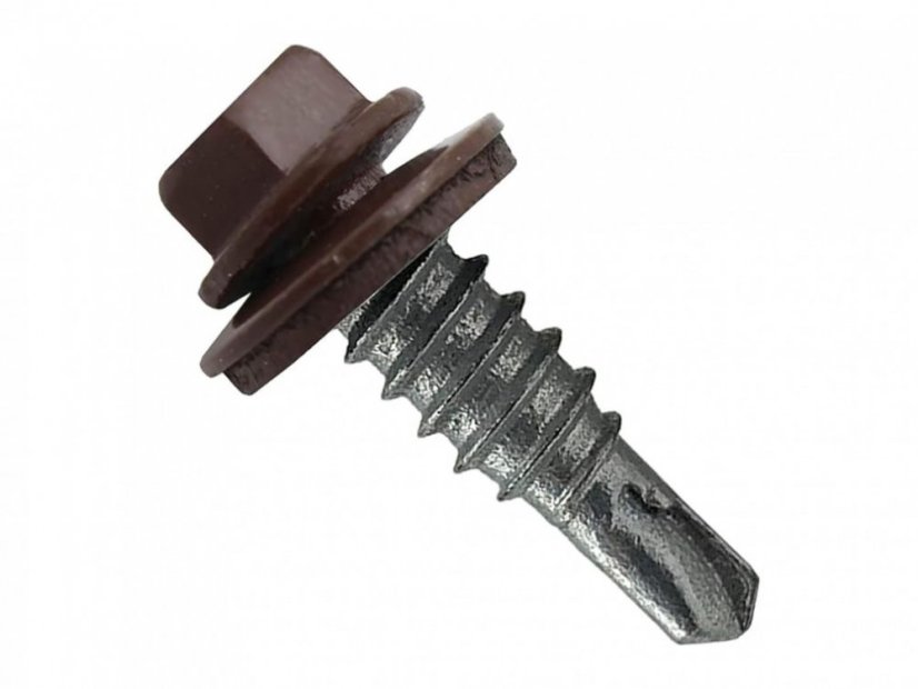 Farmářský samořezný vrut 4,8 x 20 mm - Barva: RAL 7024 (grafitová šedá), Obsah balení: 25 ks