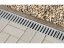 Plastový odtokový žlab A15 s pozinkovanou mříží (set 3 ks) - Rozměr: 1000 x 120 x 85 mm