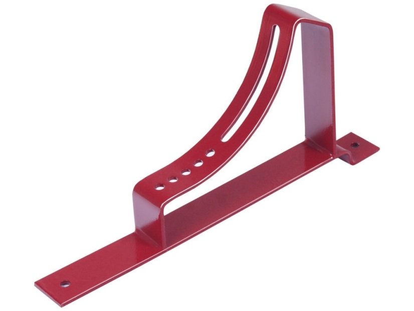 Držák roštu stoupací plošiny pro plechovou krytinu - Varianta: Plechová krytina, Rozměr: 350/20, Barva: cihlově červená