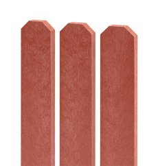 Tříhranná plotovka Traplast T370 - cihlová