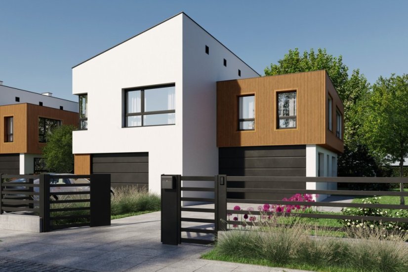 Římsový/fasádní profil velký WOOD SIDING SV-19 - Barva: polární dub