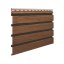Fasádní obklad - WOOD SIDING SVP-B6 FRONTO V-BLACK - 64 ořech