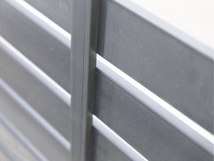 Plotový hliníkový dílec - štěrbinový do zdiva