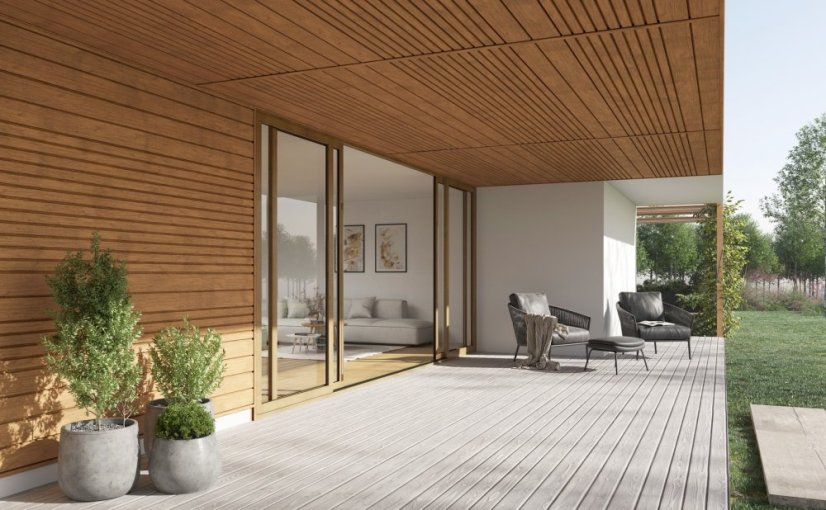 Spojovací H profil WOOD SIDING SV-18 - Barva: balancovaný dub