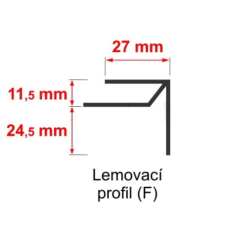 Lemovací profil Hobby COLOR P119 - Barva: borovice/olše