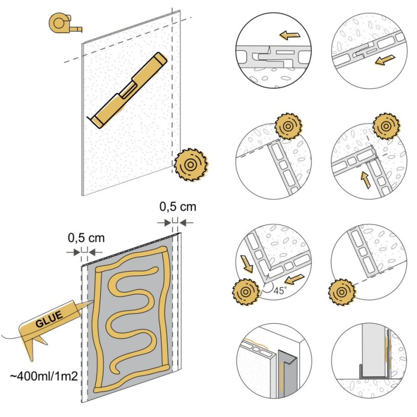 Interiérový obkladový panel Vilo MPC MODULO XL - Harmony Wood