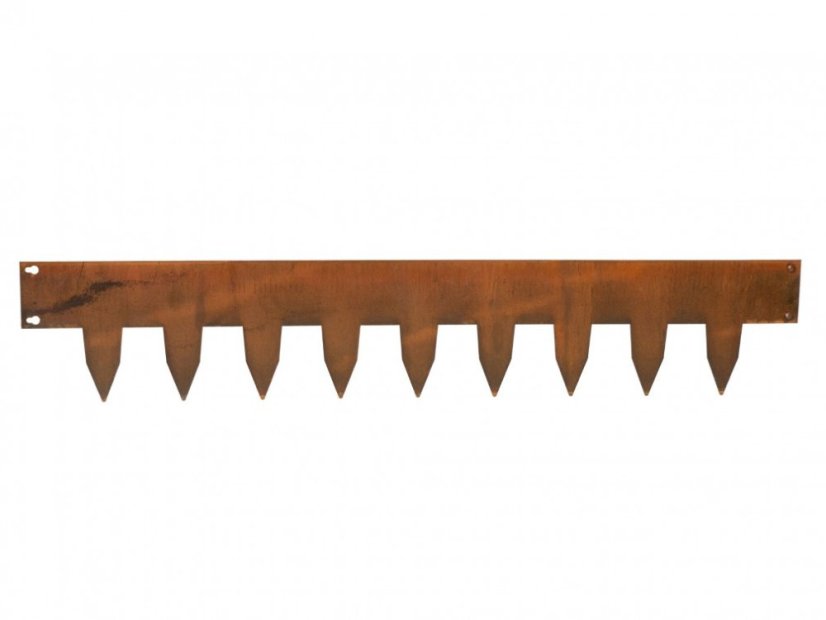Neviditelný obrubník Corten - Rozměr: 17 x 100 cm