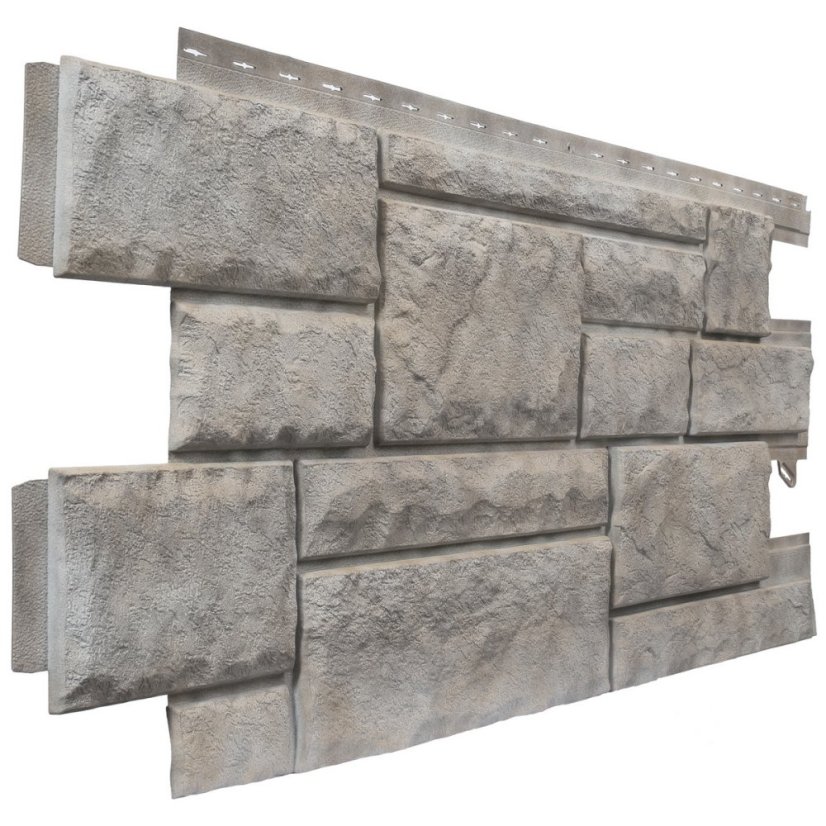 Fasádní obklad - NOVIK Hand Cut Stone HC100 - 220 Smoke White